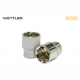 Головка торцевая VETTLER SE 1/2-24 24 мм (6-гр. квадрат 1/2)